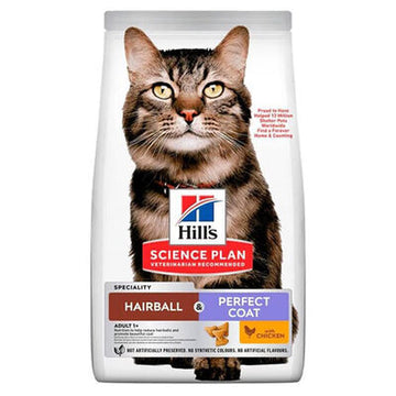 Hills Hairball Perfect Coat Tüy Yumağı Kontrol Tavuklu Kedi Maması 1,5 Kg