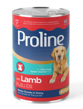 Proline Kuzu Etli ve Balkabaklı Pate Et Parçalı Köpek Konservesi 395 Gr