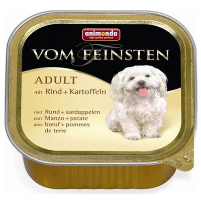 Animonda Vom Feinsten Sığır Etli ve Patatesli Köpek Yaş Maması 150 Gr