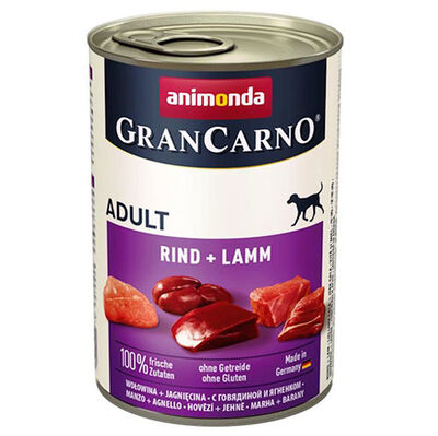 Animonda Gran Carno Sığır ve Kuzu Etli Köpek Konservesi 400 Gr