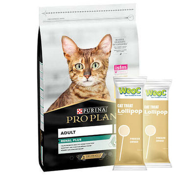 Pro Plan Tavuk Etli Yetişkin Kedi Maması 3 Kg + 2 Adet Wooc Kedi Lolipopu
