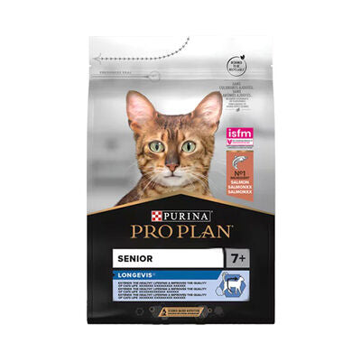 Pro Plan Original Senior +7 Somonlu Yaşlı Kedi Maması 3 Kg + 2 Adet Wooc Kedi Lolipopu