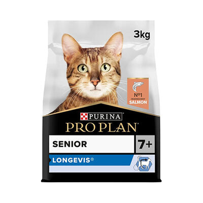 Pro Plan Original Senior +7 Somonlu Yaşlı Kedi Maması 3 Kg + 2 Adet Wooc Kedi Lolipopu