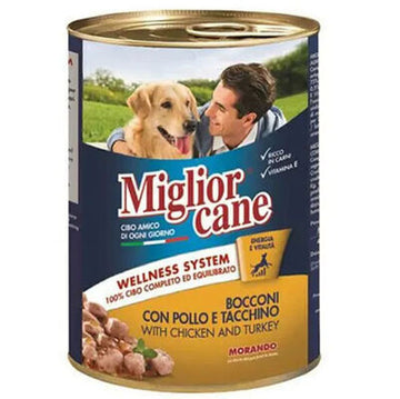 Miglior Cane Tavuk ve Hindi Etli Köpek Konservesi 405 Gr