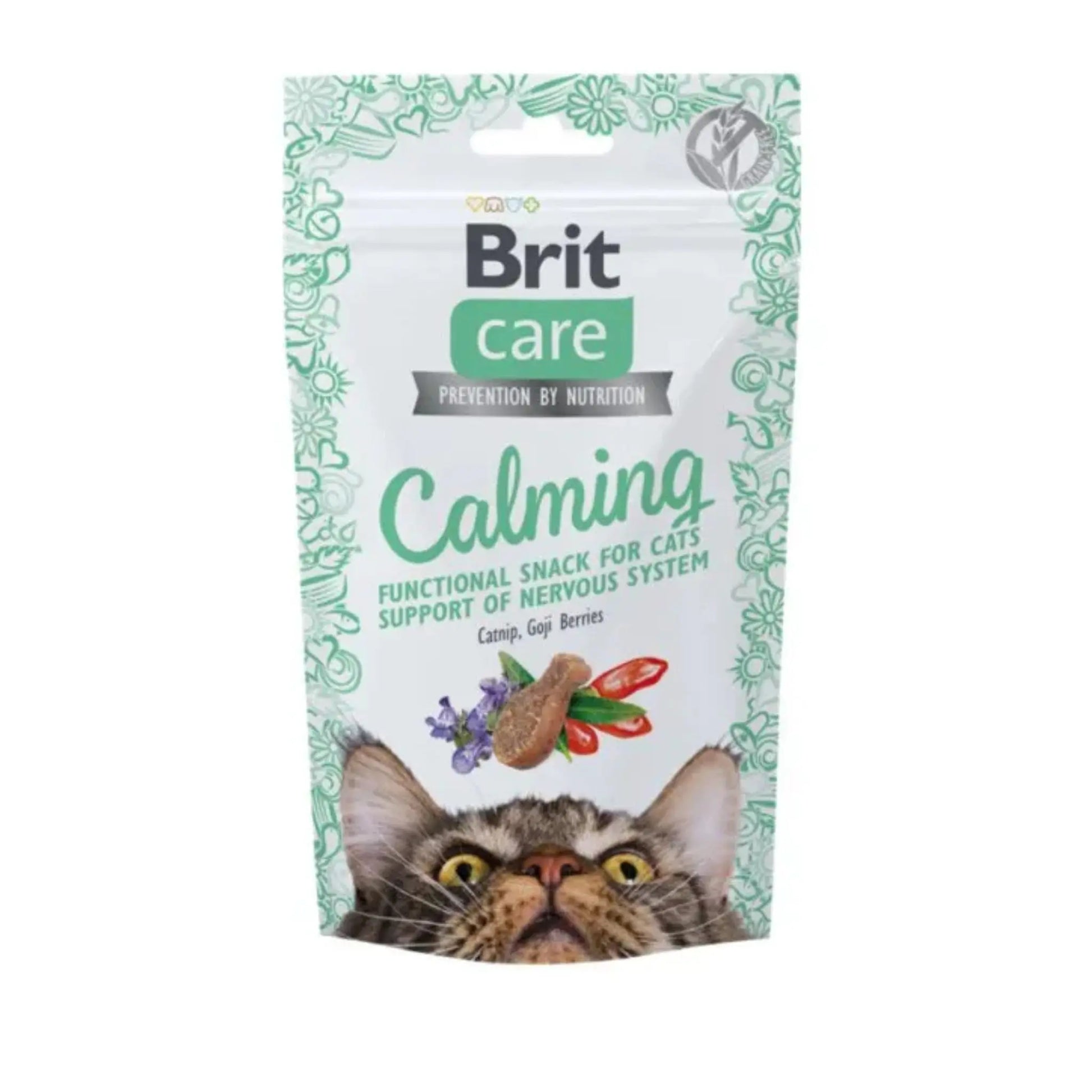 Brit Care Calming Sakinleştirici Etkili Tahılsız Kedi Ödül Maması 50gr