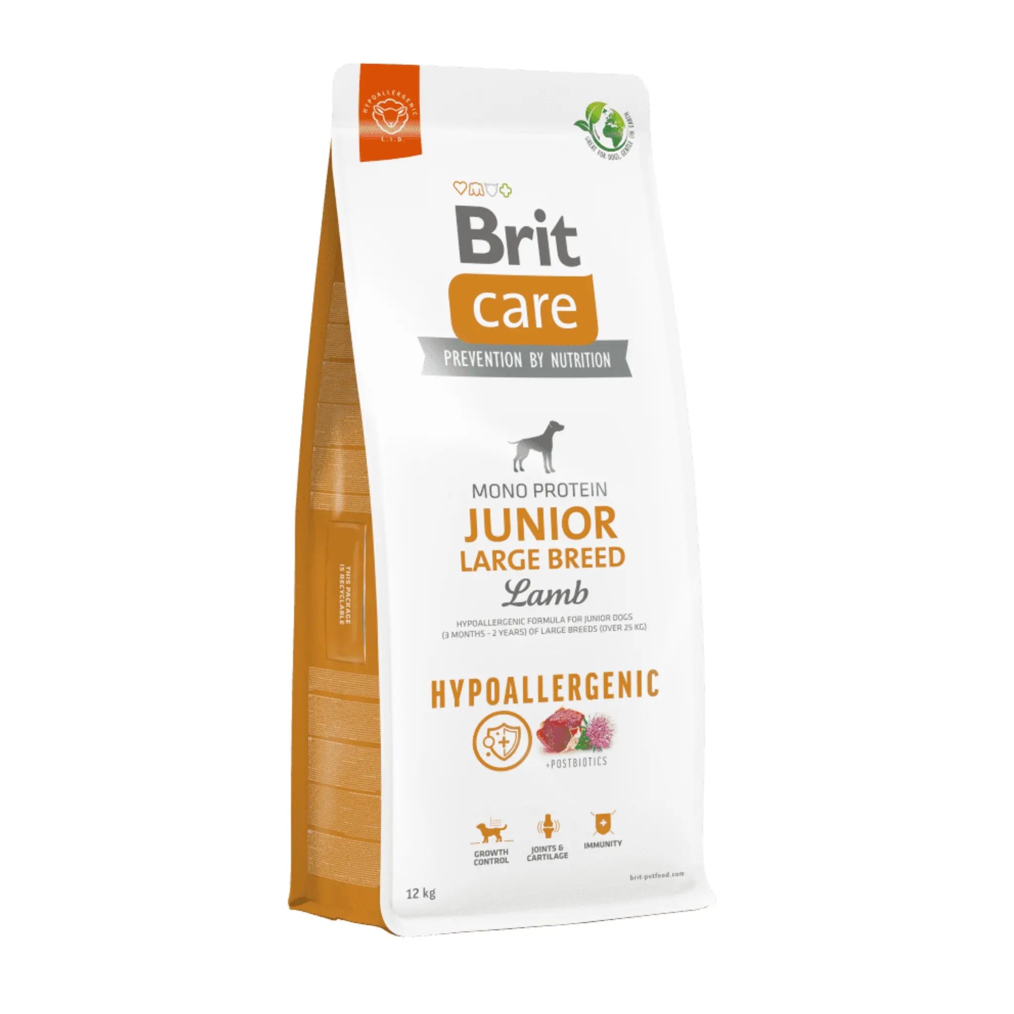Brit Care Junior Large Breed Kuzu Etli Hipoalerjenik Yavru Köpek Maması 12kg