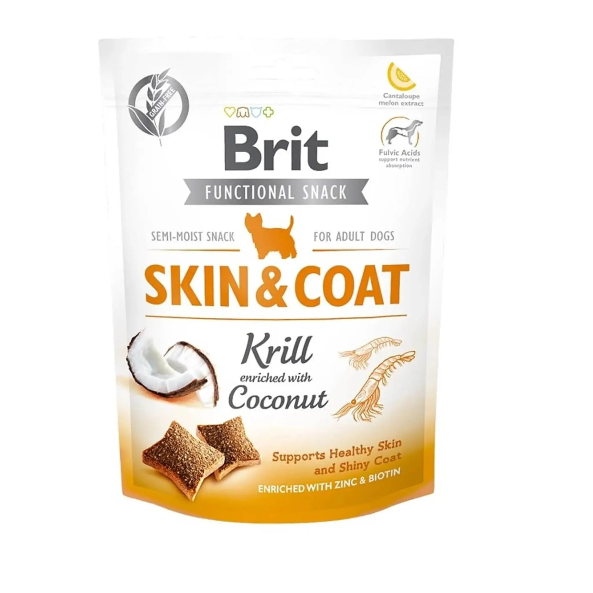 Brit Care Skin & Coat Karides ve Hindistan Cevizli Köpek Ödül Maması 150gr