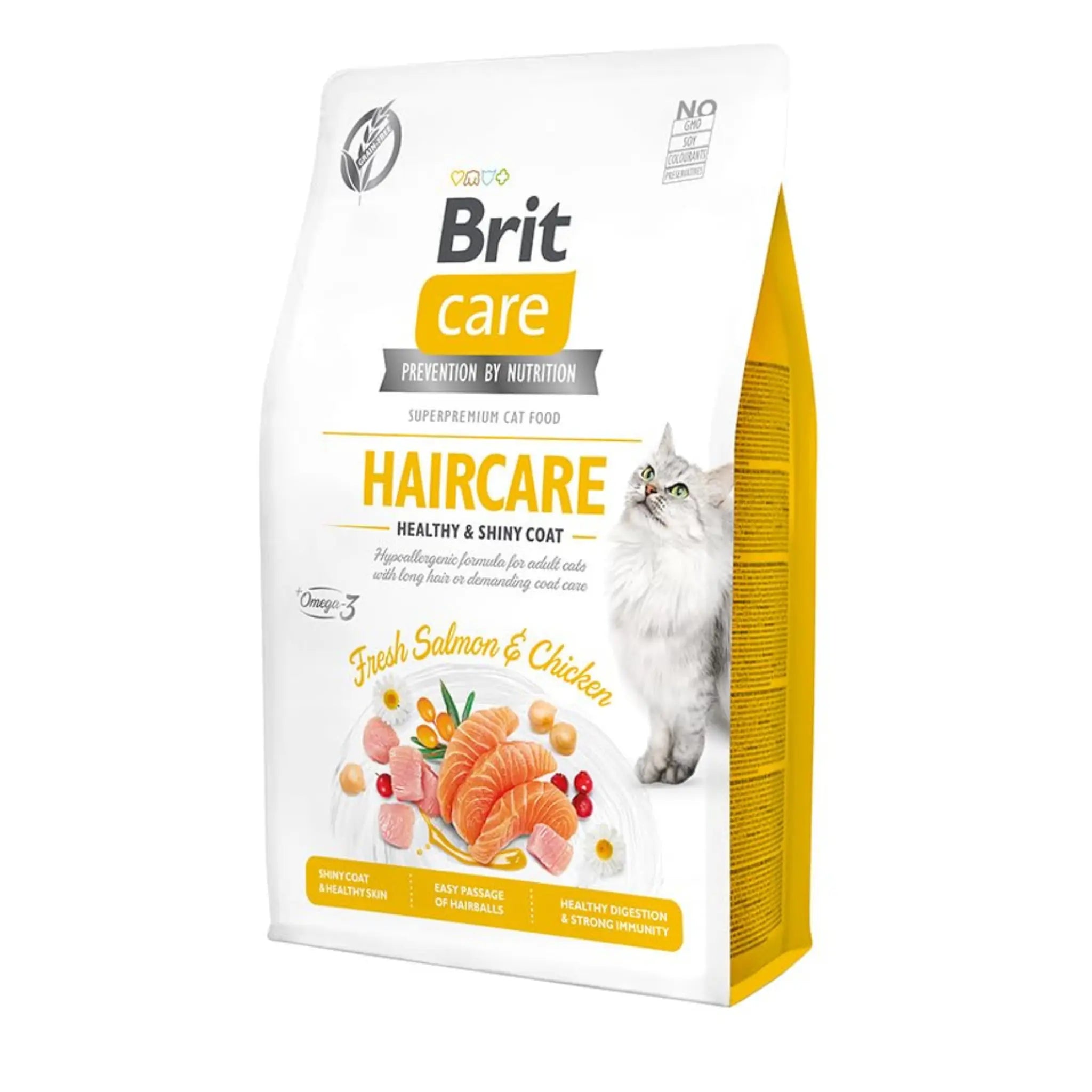 Brit Care Haircare Hypo-Allergenic Deri ve Tüy Sağlığı Tahılsız Kedi Maması 2Kg