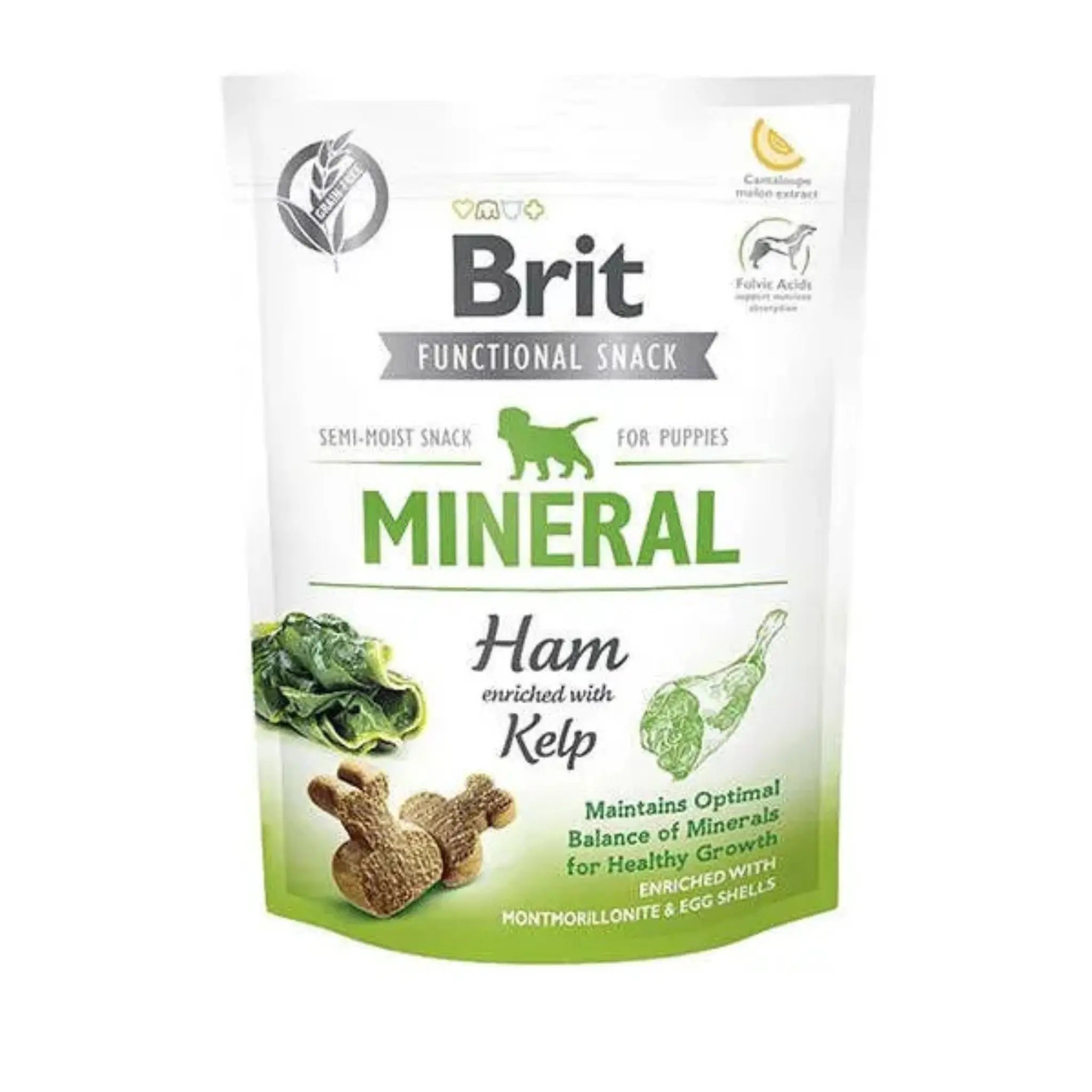 Brit Care Mineral Jambonlu ve Deniz Yosunlu Yavru Köpek Ödül Maması 150gr