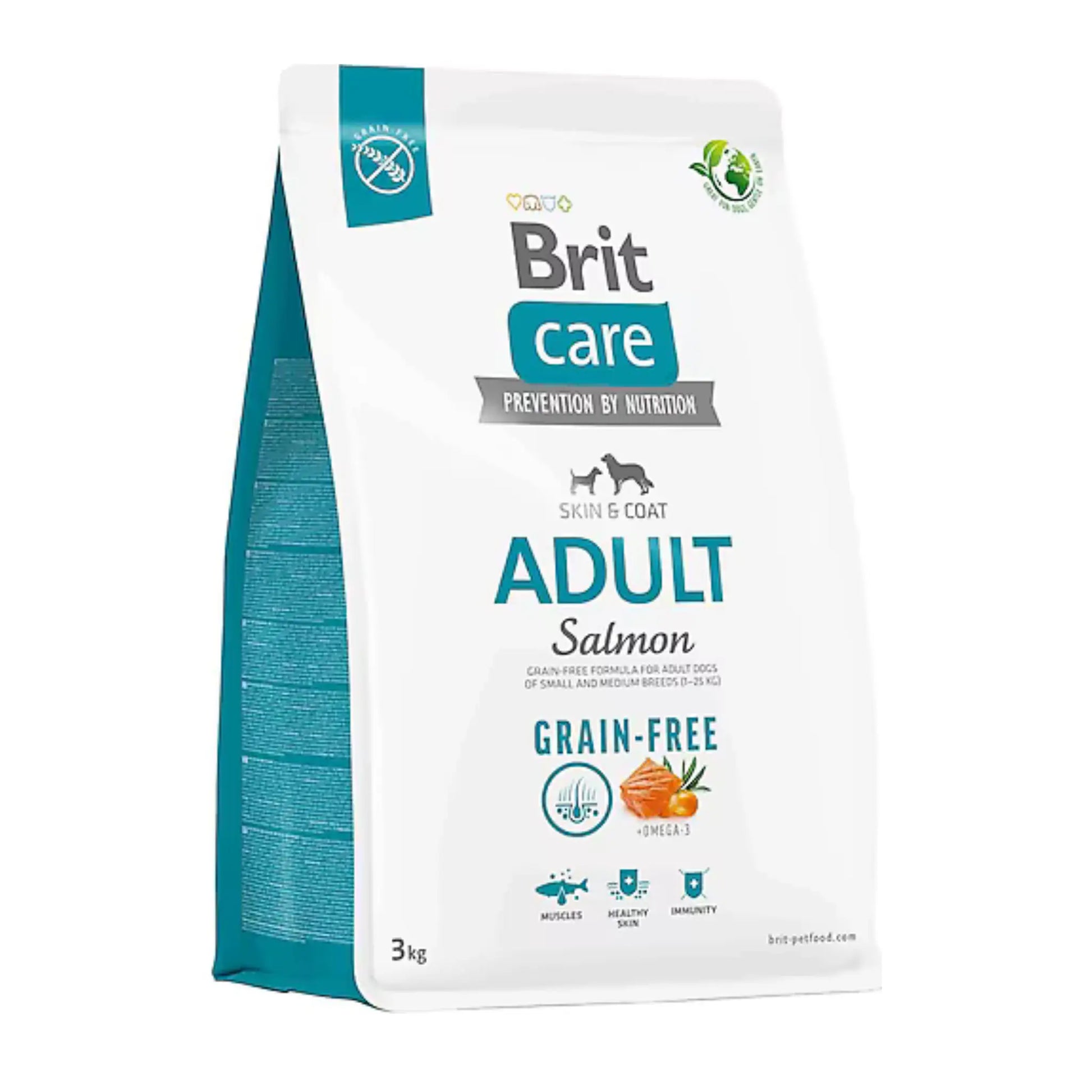 Brit Care Tahılsız Somonlu 3 kg Yetişkin Köpek Maması