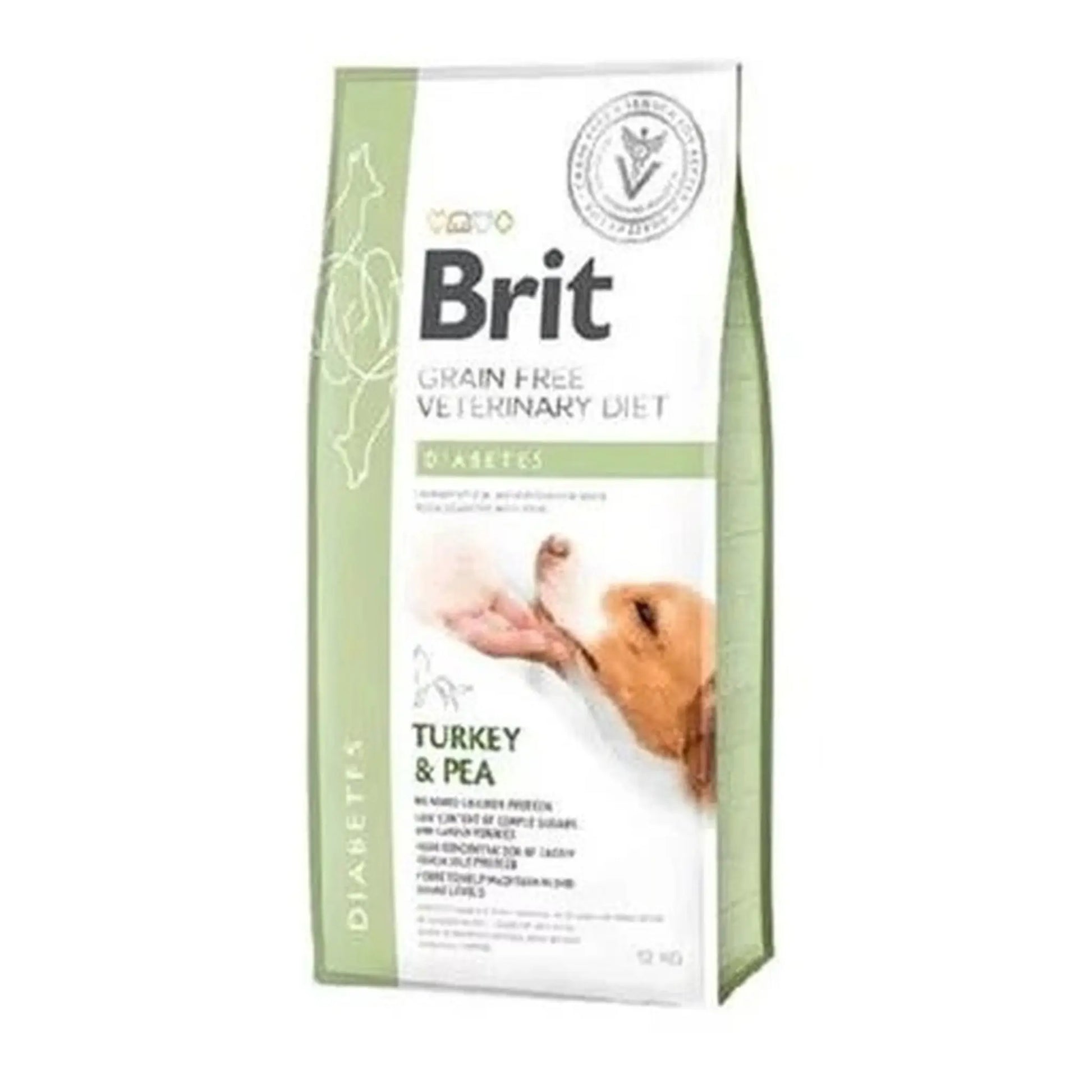 Brit Veterinary Diet Diabetes Tahılsız Hindi Bezelyeli Diyabetik Köpek Maması 12kg