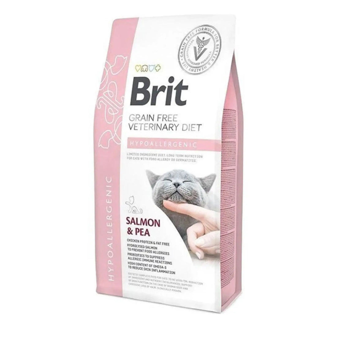 Brit Veterinary Diet Hypoallergenic Somonlu Cilt Sağlığı Kedi Maması 2 Kg