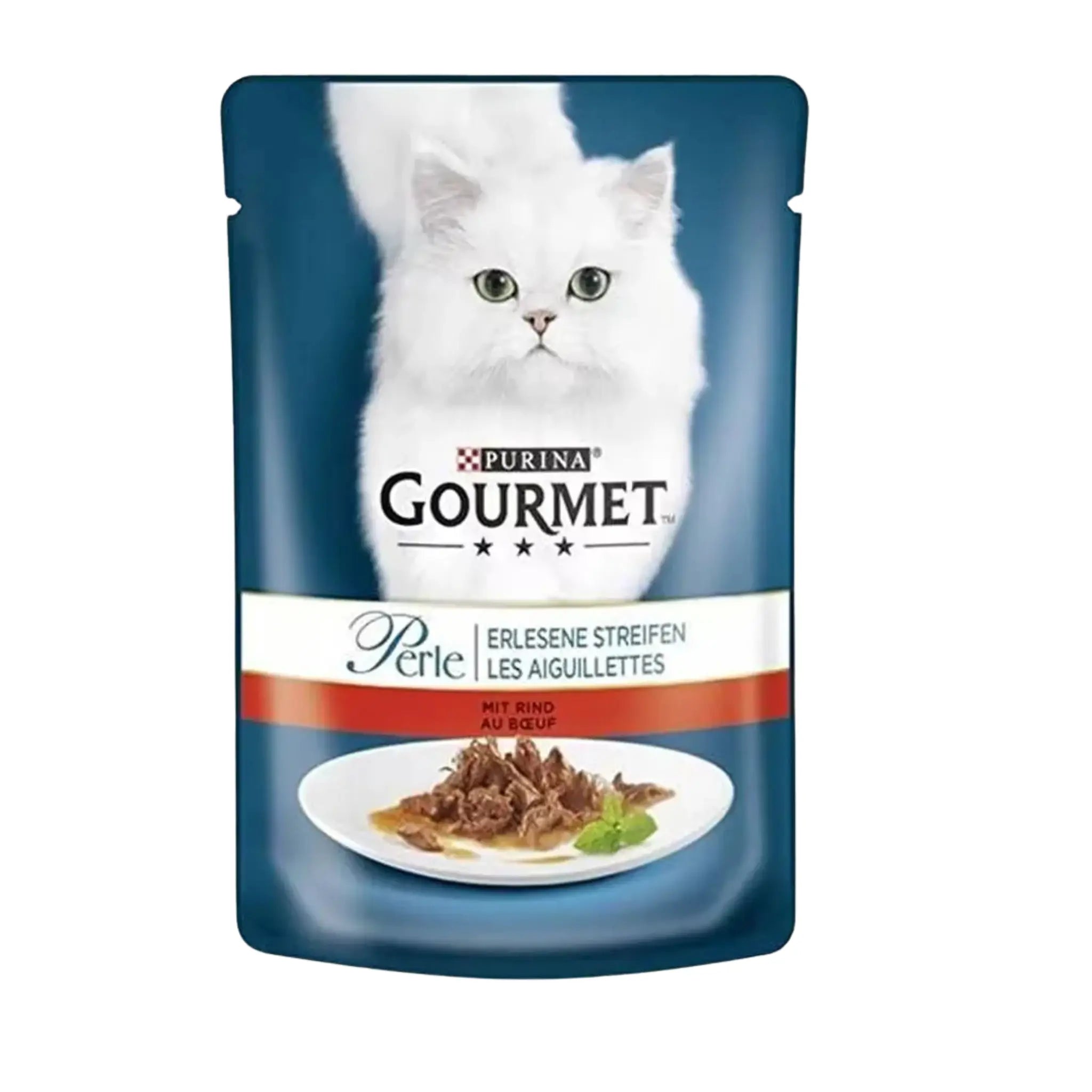 Gourmet Perle Izgara Sığır Etli Yetişkin Kedi Konservesi 85g
