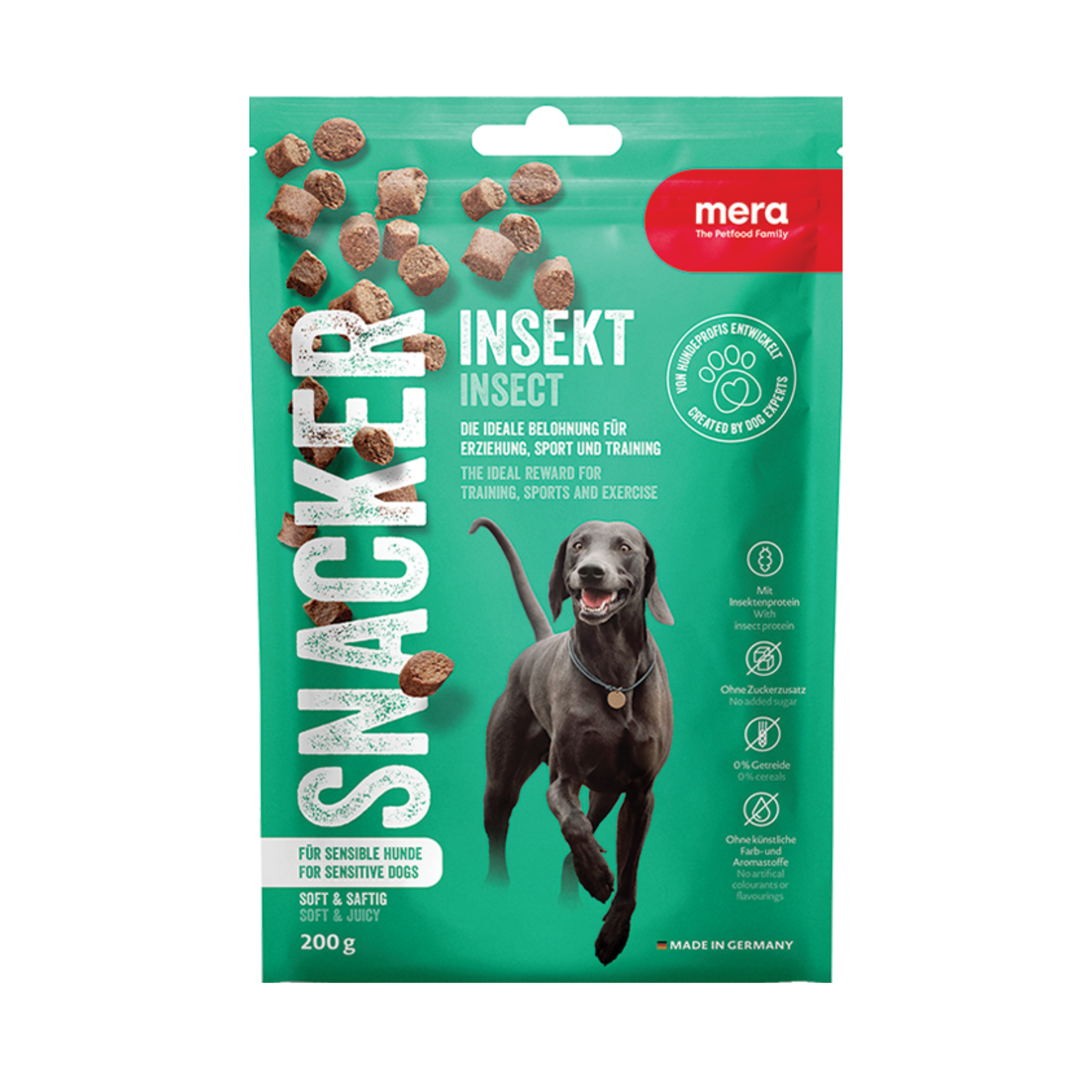 Mera Snacker Larvalı Yumuşak Tahılsız Köpek Ödül Maması 200 Gr