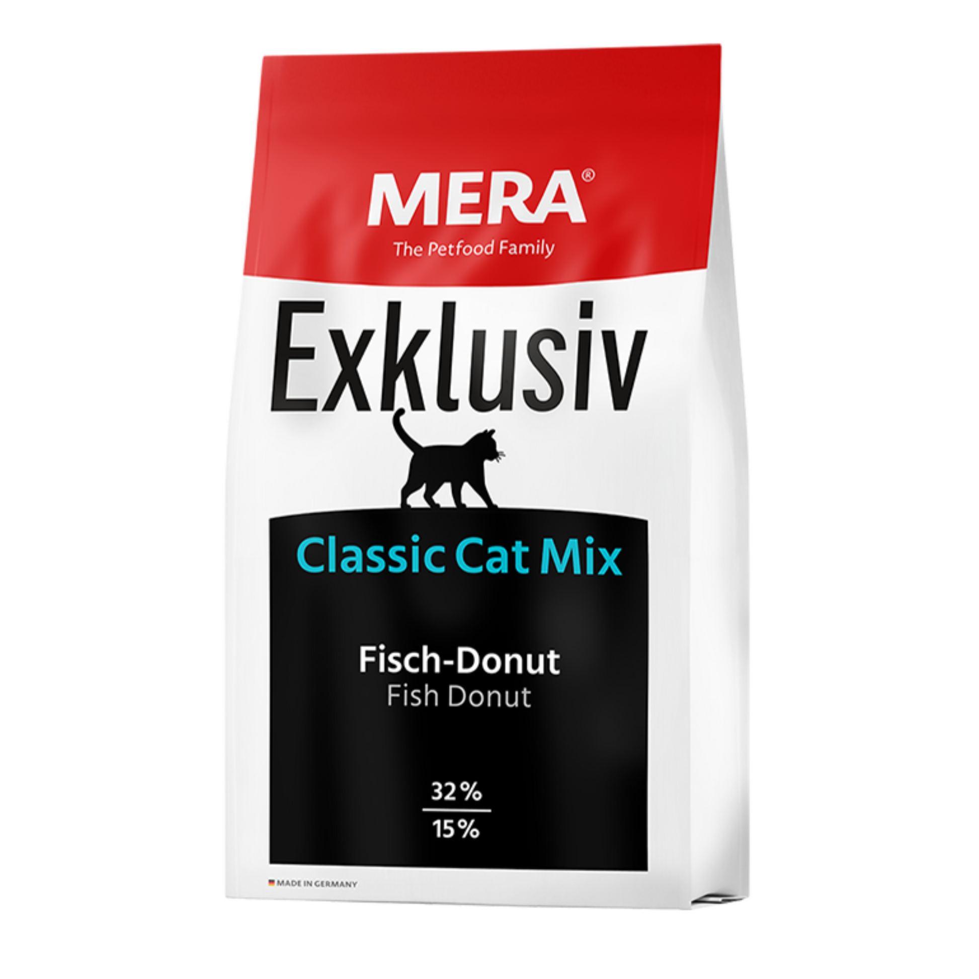Mera Exklusiv Classic Cat Mix Balıklı Yetişkin Kedi Maması 10Kg, kısırlaştırılmış veya kısır olmayan kediler için sağlıklı, dengeli ve yüksek sindirilebilir kuru mamadır.
