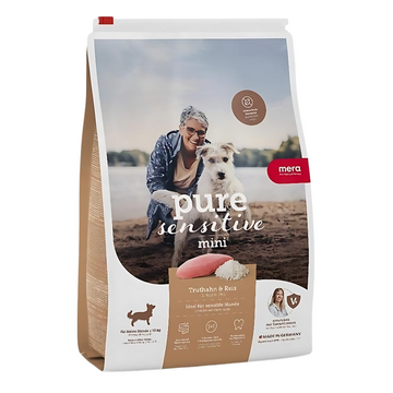 Mera Pure Sensitive Mini Hindili ve Pirinçli Küçük Irk Köpek Maması 4 Kg