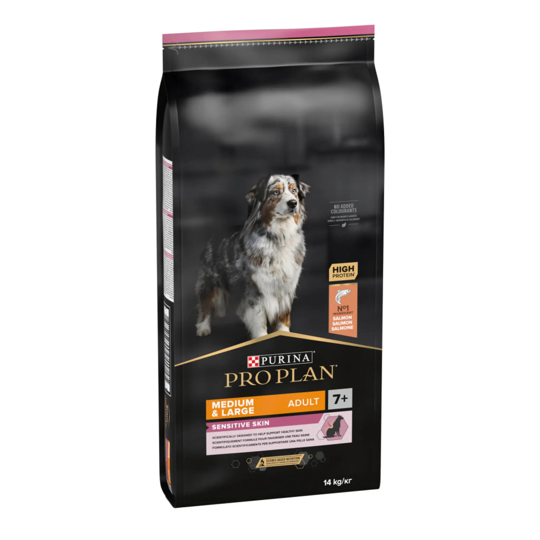 Pro Plan Senior Sensitive Skin 7+ Somonlu Orta ve Büyük Irk Köpek Maması 14kg
