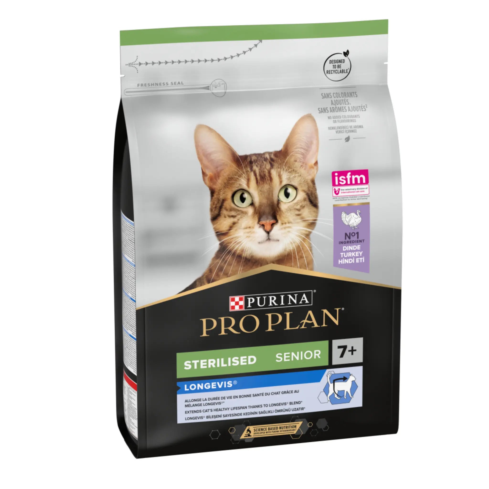 Pro Plan 7+ Hindili Kısırlaştırılmış Yaşlı Kedi Maması 3kg
