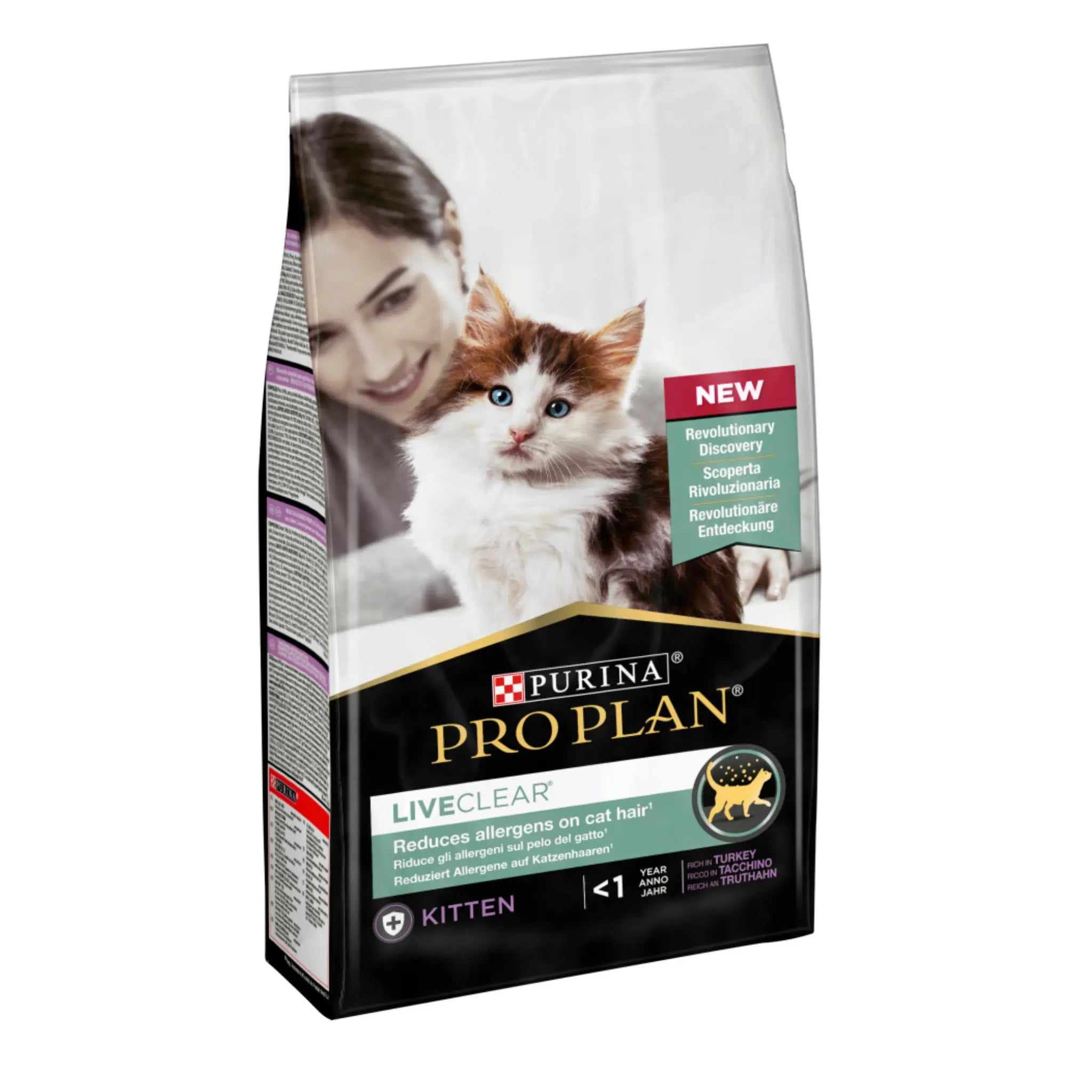 Pro Plan LiveClear Alerjen Azaltan Hindili Yavru Kedi Maması 1.4kg