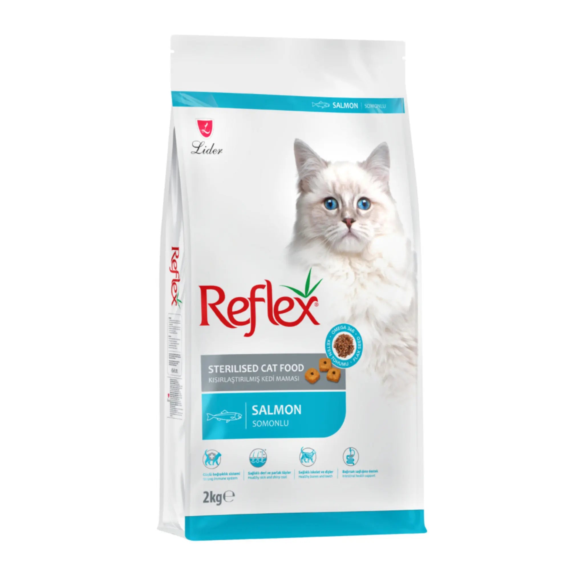 Reflex Somonlu ve Pirinçli Kısırlaştırılmış Kedi Maması 2kg