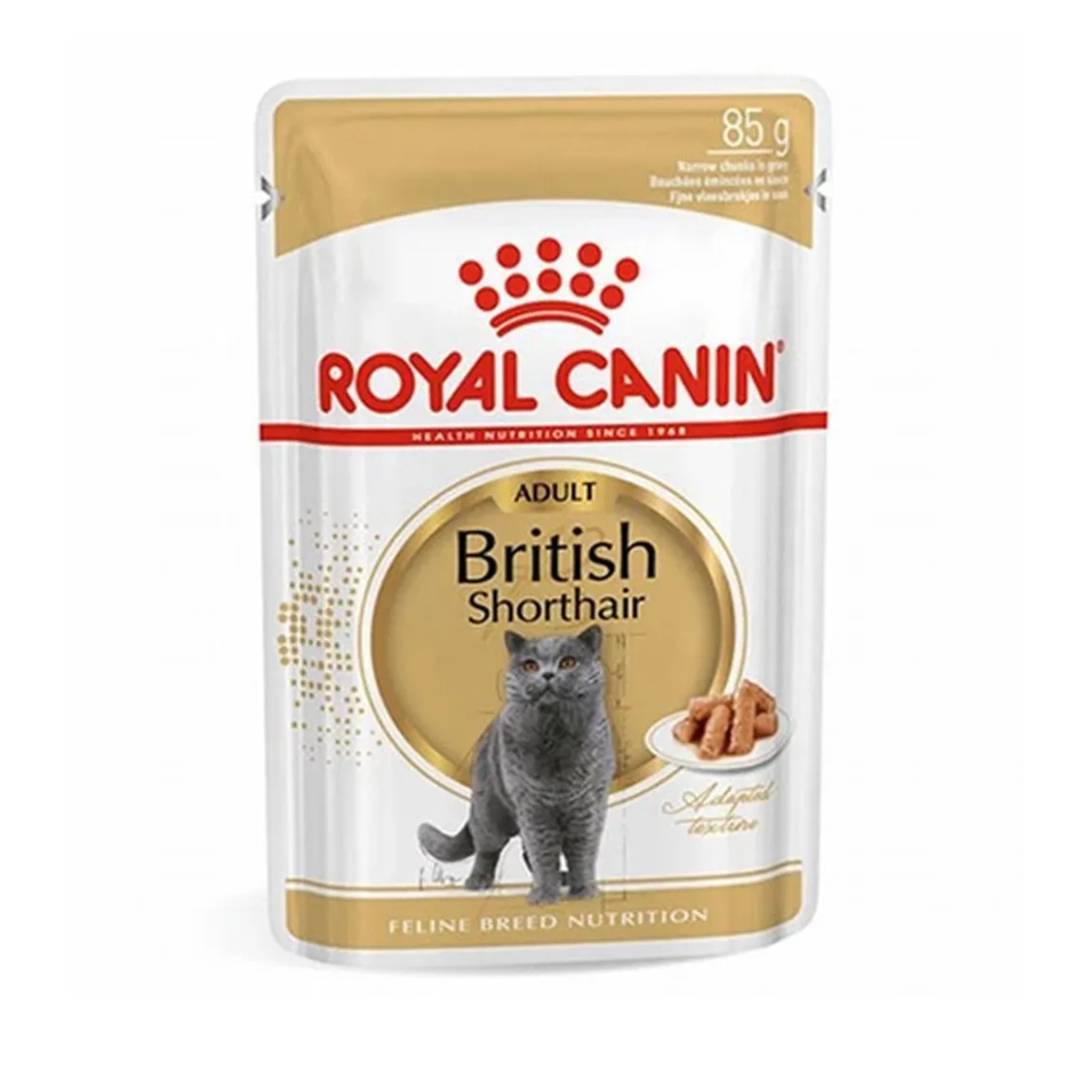Royal Canin British Shorthair Adult Pouch Yetişkin Kedi Konservesi 85gr