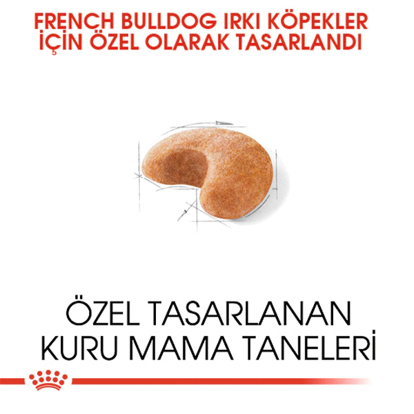 Royal Canin French Bulldog Yetişkin Köpek Maması 3kg özel tasarım