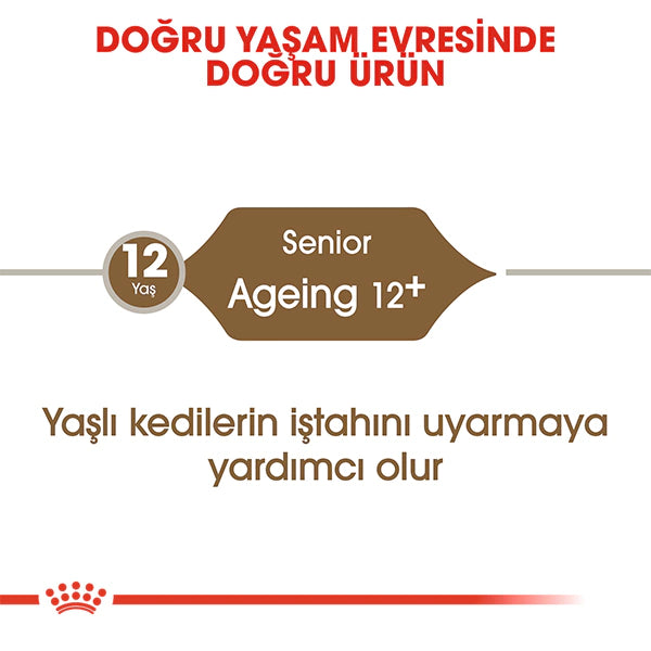Royal Canin Ageing 12+ Yaş Üzeri Yaşlı Kedi Maması 2kg
