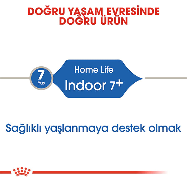 Royal Canin Indoor 7+ Ev Kedileri Yaşlı Kedi Maması 3.5kg