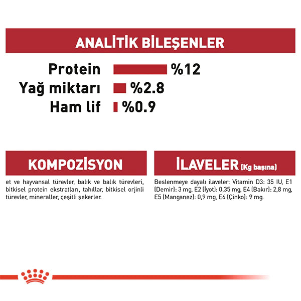 Royal Canin Pouch Instinctive Gravy Yetişkin Kedi Konservesi 85gr