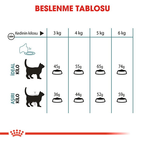 Royal Canin Hairball Tüy Yumağı Önleyici Yetişkin Kedi Maması 2kg