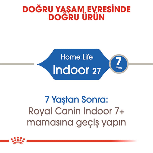 Royal Canin Indoor 27 Ev Kedileri Yetişkin Kedi Maması 2kg