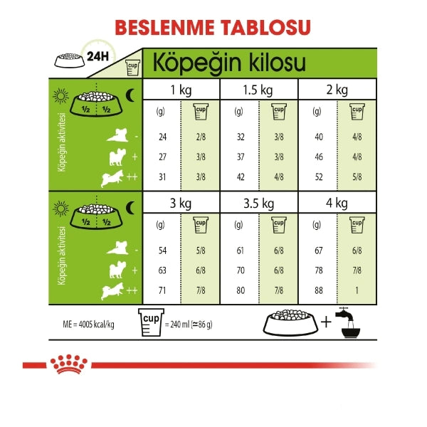 Royal Canin X-Small Küçük Irk Yetişkin Köpek Maması 3kg
